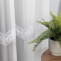 Firanka haftowana 725369 / kolor biały / wysokość 250cm
