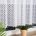 Firanka żakardowa na metry 018869 / kolor biały / kupon 160x140cm