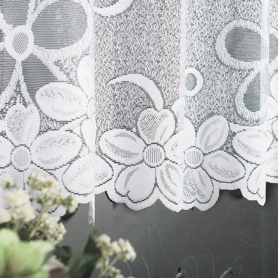 Firanka żakardowa w metrażu 049885 - wysokość 110cm