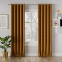 Tkanina zasłonowa MILAS / wysokość 290cm / kolor 013 (musztardowy)