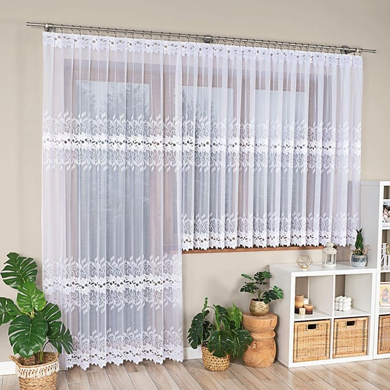 Firanka żakardowa gotowa BASTIA / 648107 / 200x250cm