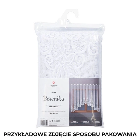 Firanka żakardowa gotowa BERENIKA / 004304 / 300x120cm