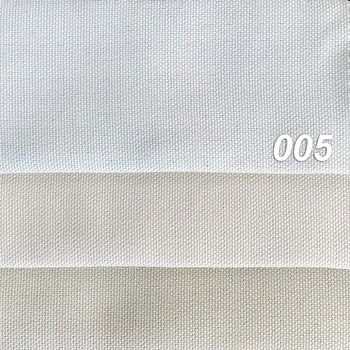 Tkanina zasłonowa Hampton - Dimout / wysokość 280cm / kolor biel szarawa 05