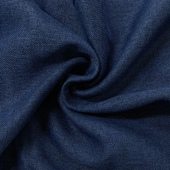 Tkanina zasłonowa ROMA / kolor granatowy (16) / kupon 165x280cm