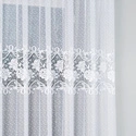 Firanka żakardowa 017480 / kolor biały / wysokość 180cm