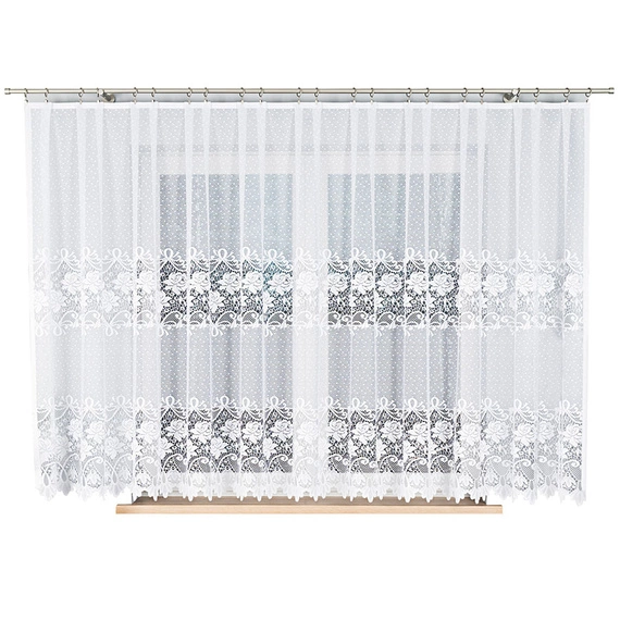 Firanka żakardowa gotowa DEMETRIA / 017480 / PROSTA / 400x160cm