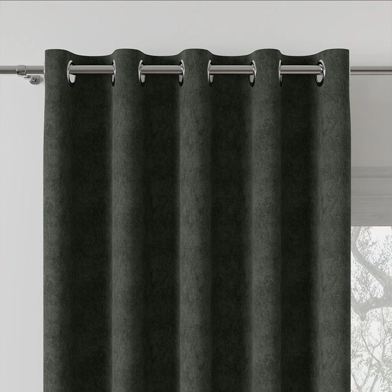 Tkanina zasłonowa MILAS / wys 290cm / kolor 801 (grafitowy)