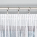 Firanka fantazyjna  000433 / kolor biały / wysokość 330cm