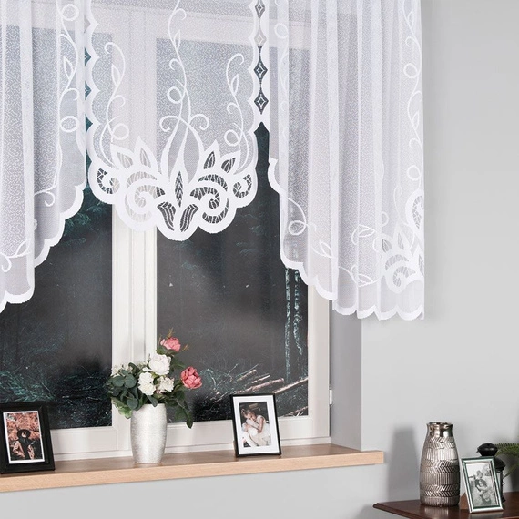 Firanka żakardowa gotowa EWELINA / 019312 / 300x120cm