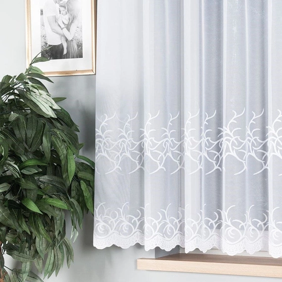 Firanka żakardowa na metry 023297 - wysokość 160cm