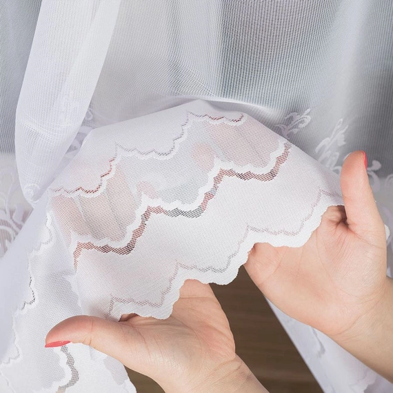 Firanka żakardowa gotowa GENOWEFA / 023419 / 350x160cm