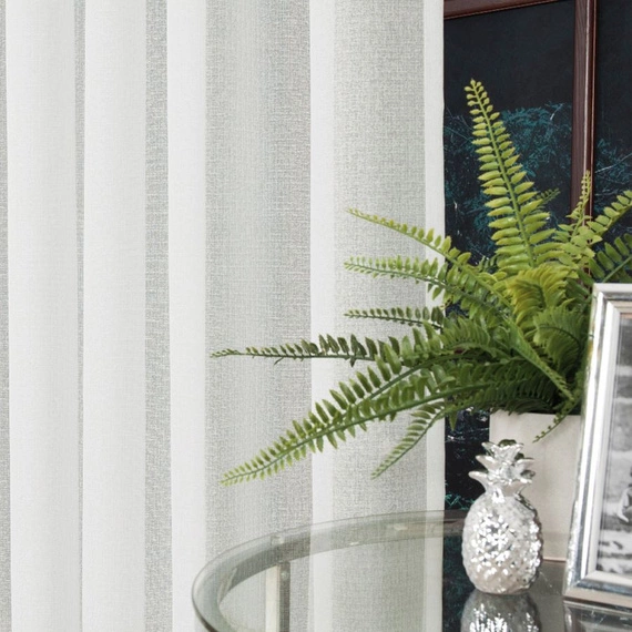 Firanka SABLE z obciążnikiem / kolor kremowy / wysokość 330cm