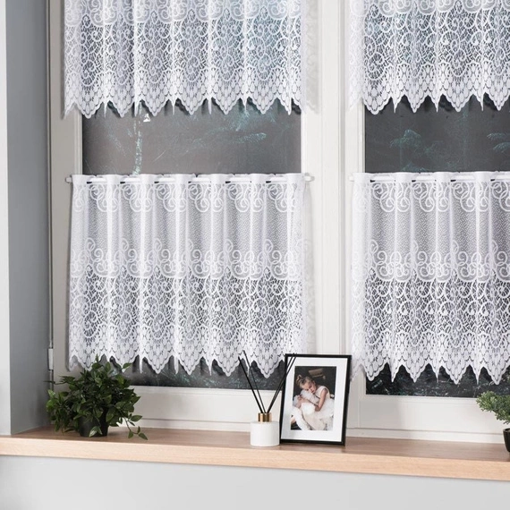 Firanka żakardowa w metrażu 001539 / wysokość 50cm