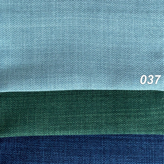 Tkanina zasłonowa Hampton - Dimout / wysokość 280cm / kolor turkusowy 37