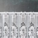 Zazdroska żakardowa 320630 / kolor biały / wysokość 50cm