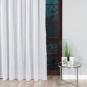 Firanka fantazyjna w pasy 018234 / kolor biały / wysokość 290cm