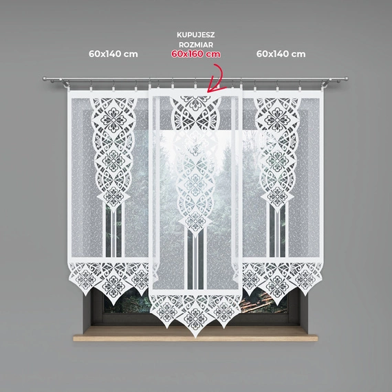 Panel żakardowy KLAUDIA / 001331 / 60x160cm