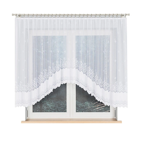 Firanka żakardowa gotowa GENOWEFA / 023419 / 350x140cm