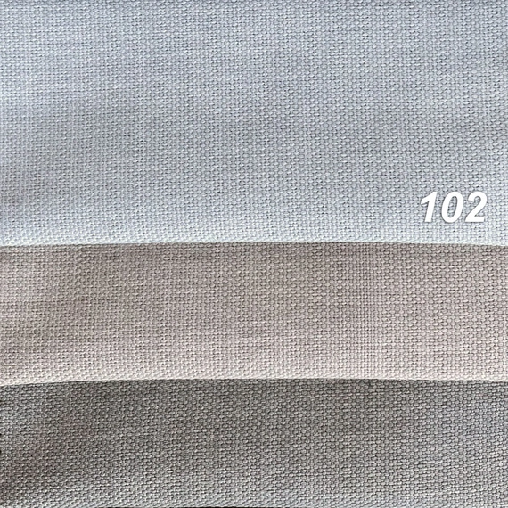 Tkanina zasłonowa Hampton - Dimout / kolor jasnoszary 102 / kupon 110x280cm