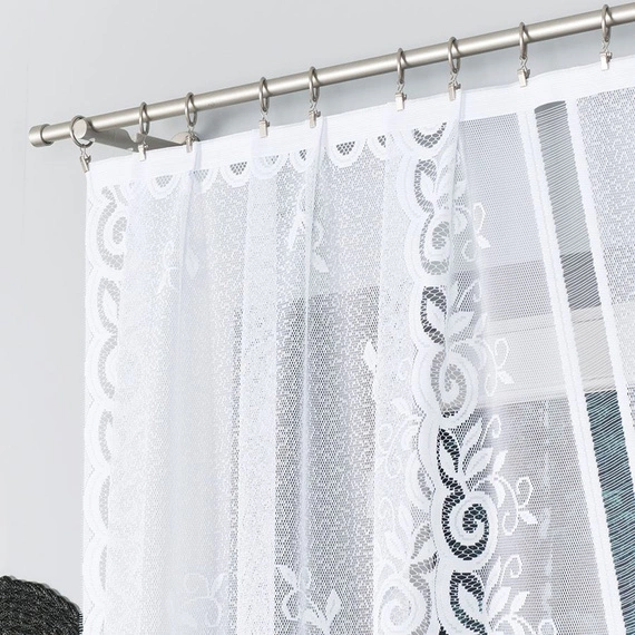 Firanka żakardowa gotowa ROZALIA / 019370 / 250x120cm