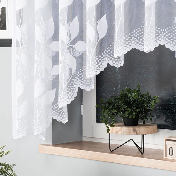 Firanka gotowa żakardowa MARTYNA / 320x160cm / kolor biały