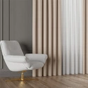 Tkanina zasłonowa IBIZA / wysokość 300cm / kolor 017 beżowy