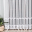 Firanka haftowana 725369 / kolor biały / wysokość 250cm