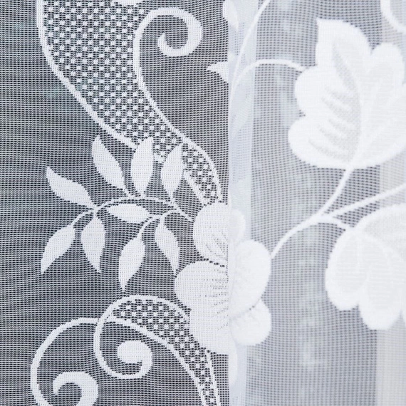 Firanka żakardowa w metrażu 023006 - kupon 160x180cm