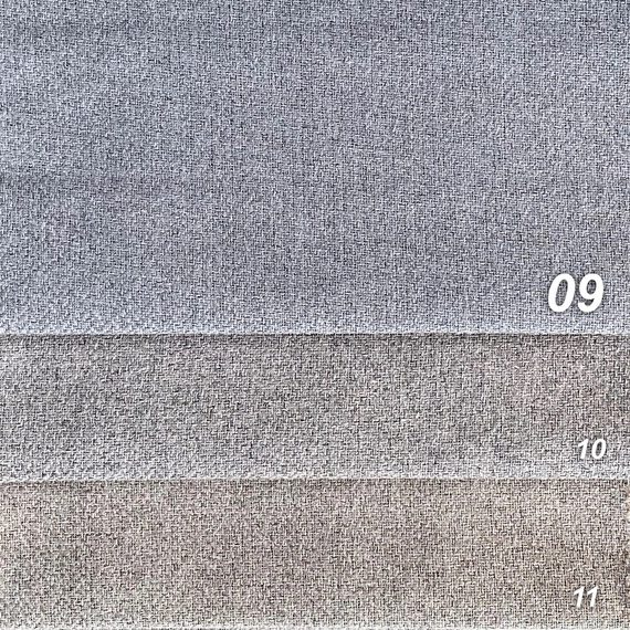 Tkanina LARSEN - 100% Blackout / wysokość 280cm / kolor ciemny szary 09