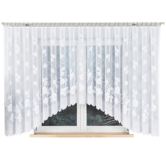 Firanka żakardowa gotowa BOŻENA / 023025 / 500x160cm