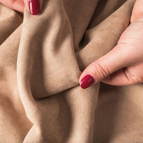 Tkanina zasłonowa MILAS / wysokość 290cm / kolor 006 (jasne kakao)