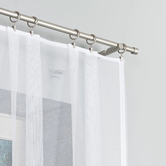 Firanka gotowa żakardowa ARALIA / 300x160cm / kolor biały