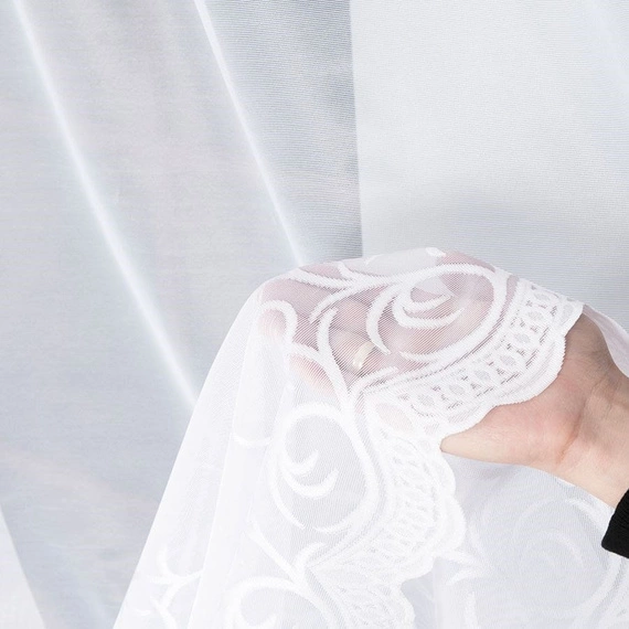 Firanka żakardowa na metry 023297 - wysokość 130cm