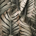 Tkanina zasłonowa w liście TROPICANA / wysokość 300cm