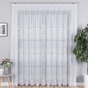 Firanka żakardowa 018495 / kolor biały / wysokość 250cm