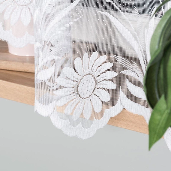 Firanka gotowa żakardowa ARALIA / 300x160cm / kolor biały