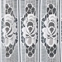 Zazdroska żakardowa 320630 / kolor biały / wysokość 50cm