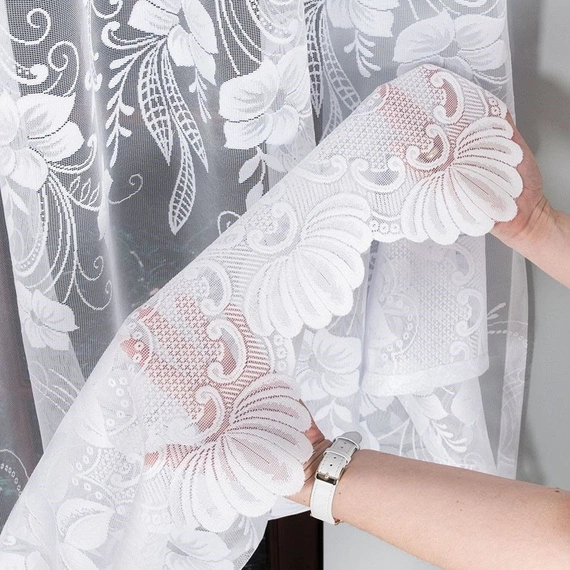 Firanka żakardowa na metry 018041 / kupon 210x200cm