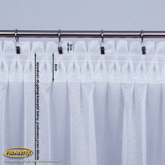 Usługa marszczenia firan i zasłon