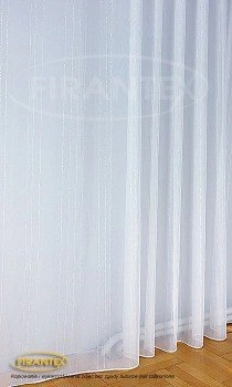 Woal błyszczący deszczyk 6188 - kolor biały