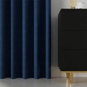 Tkanina zasłonowa IDALIA / kolor granatowy / kupon 75x300cm
