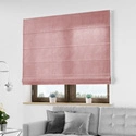 Roleta rzymska VELVET DELUXE / różowa 90 / szyta na wymiar