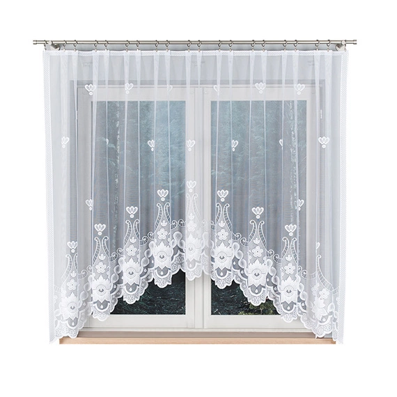 Firanka gotowa żakardowa MATYLDA / 310x160cm / kolor biały