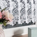 Zazdroska żakardowa 017480 / kolor biały / wysokość 60cm