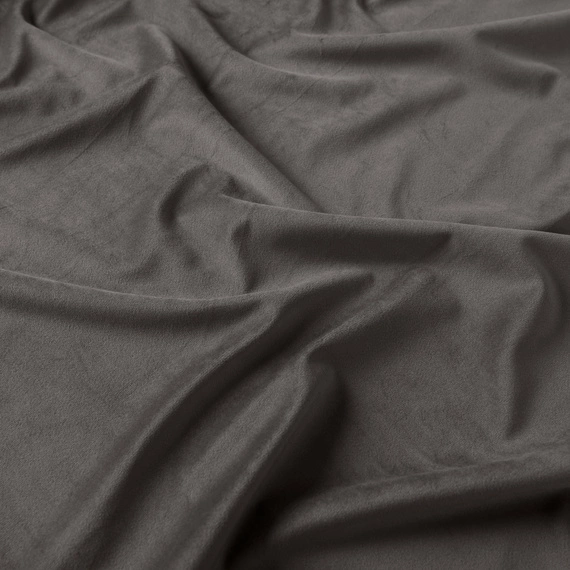 Tkanina zasłonowa na metry VELVET / wysokość 300cm / kolor 018 chłodny brązowy