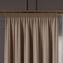 Tkanina zasłonowa IBIZA / wysokość 300cm / kolor 018 jasnobrązowy