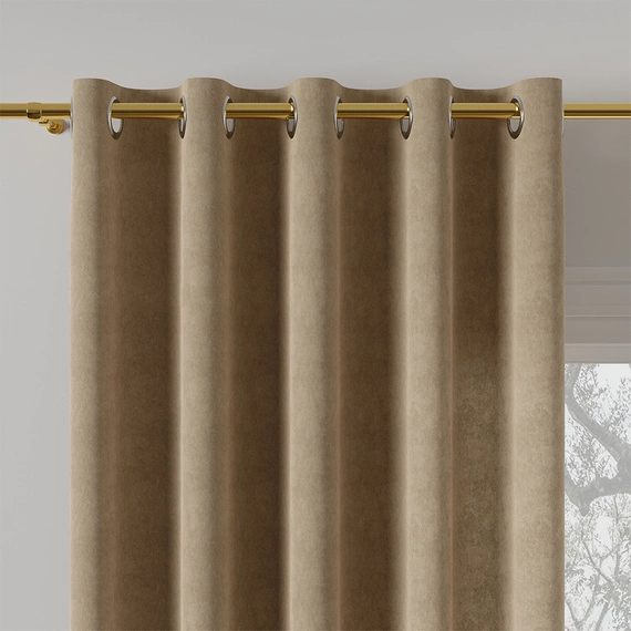 Tkanina zasłonowa MILAS / kolor 009 (piaskowy) / kupon 135x290cm