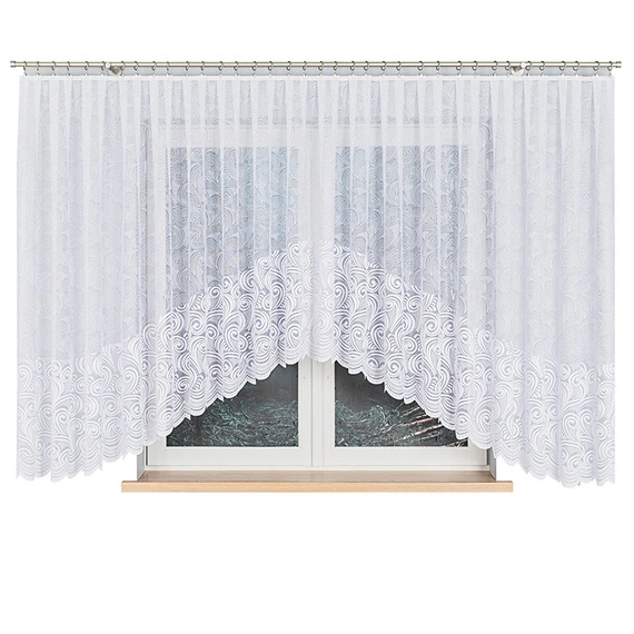 Firanka żakardowa gotowa KINGA / 023391 / 500x160cm