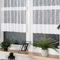 Firanka żakardowa 018352 / kolor biały / wysokość 110cm