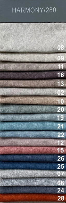 Tkanina zasłonowa Harmony / wysokość 280cm / kolor 15 ciemnoróżowy